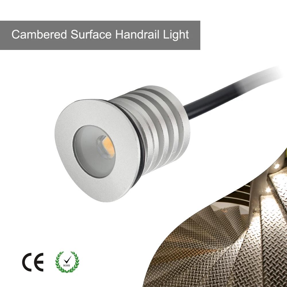 ̴ 1W LED   cambered ǥ recessed  12V IP67  grandstand    D25xH25mm  22mm